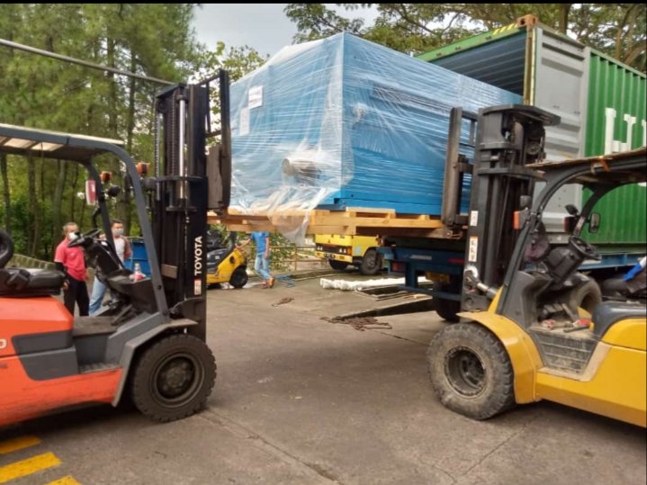 Dokumentasi forklift pada situs Cipta Unggul Samudra